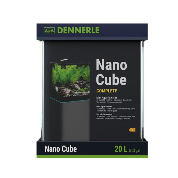 Dennerle Nano Cube COMPLETE, 20 L / 30 L - "2022 Version" inkl. Karton