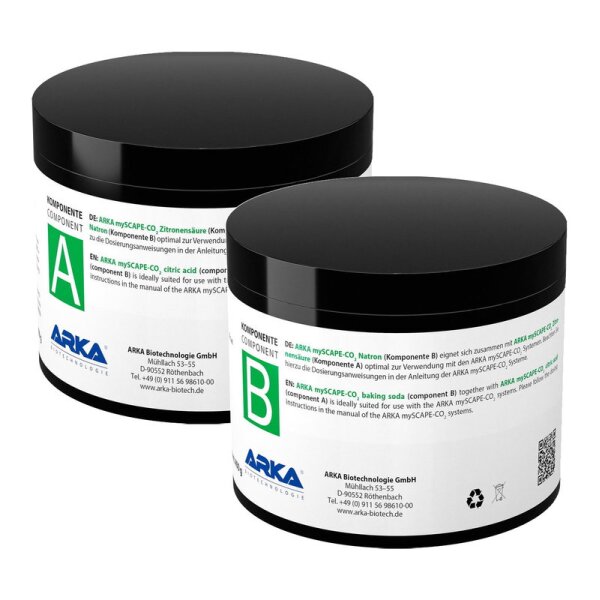 mySCAPE Refiller Komponente A + B (Bio-CO2 Nachfüllsets)