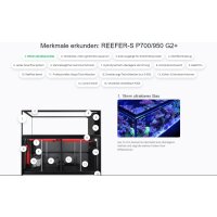 Red Sea REEFER Peninsula G2+ S-950 Deluxe System, Schwarz und Wei&szlig; - 3 x RL160S, H&auml;ngehalterung