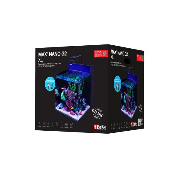 MAX NANO XL G2 mit Unterschrank Schwarz / Weiß