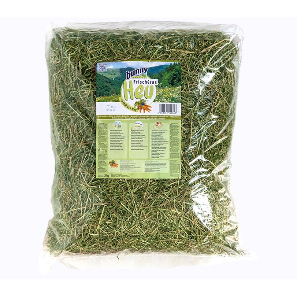 Frischgras Heu Gartenglück 2kg
