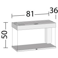 JUWEL Rio 125 LED wei&szlig; Aquarium