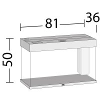 Rio 125 LED wei&szlig; Aquarium