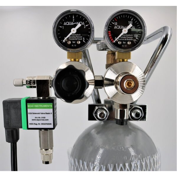 CO2 Doppelkammer Druckminderer MM+