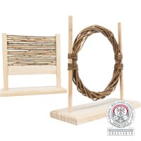 Agility-Set mit H&uuml;rde und Ring 28 &times; 26 &times; 11 cm