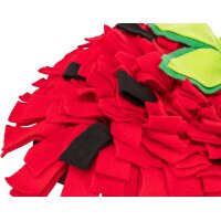Schn&uuml;ffelteppich, Erdbeere 33x40cm rot