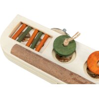 Snack-Spielzeug, Holz 25 &times; 9 &times; 4 cm
