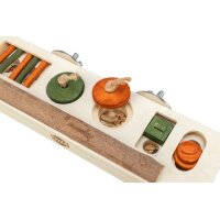 Snack-Spielzeug, Holz 25 &times; 9 &times; 4 cm