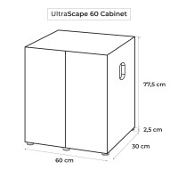 Aquael UltraScape 60 Schrank Snow