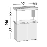 Juwel Rio 290 LED Aquarium weiß