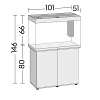 Juwel Rio 290 LED Aquarium helles Holz