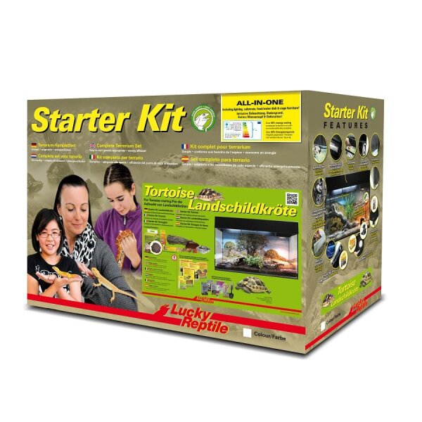 Lucky Reptile Starter Kit 80 cm "Landschildkröte" schwarz