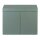 Wood Cabinet 90 Metallic Silver, Aquarium Unterschrank