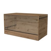 Holzterrarium Artisan Eiche 150x80x80 cm