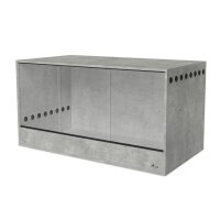 Holzterrarium Beton 150x80x80 cm