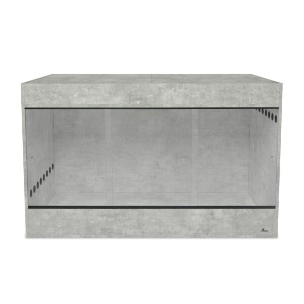 Holzterrarium Premium 150x80x92 cm (Staufach) Beton