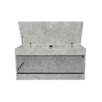 Holzterrarium Premium 150x80x92 cm (Staufach) Beton