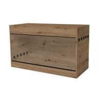Holzterrarium Premium 150x80x92 cm (Staufach) Artisan Eiche