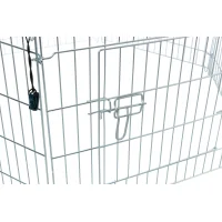 Freilaufgehege mit Schutznetz &oslash; 126 &times; 58 cm