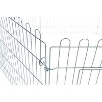 Freilaufgehege, verzinkt &oslash; 126 &times; 58 cm