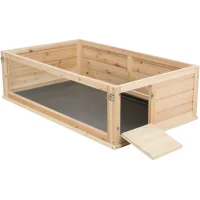 Indoor Gehege, Meerschw., Holz/Kunsstoffv 100x30x60/114x30x74 cm