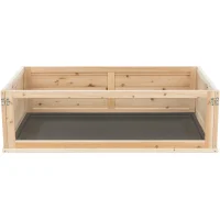 Indoor Gehege, Meerschw., Holz/Kunsstoffv 100x30x60/114x30x74 cm