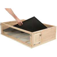 Indoor Gehege, Meerschw., Holz/Kunsstoffv 100x30x60/114x30x74 cm