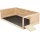 Indoor Gehege, Meerschw., Holz/Kunsstoffv 100x30x60/114x30x74 cm