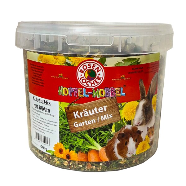 Kräuter Garten/Mix mit Blüten 1000g