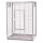 New Melbourne I - ca. 80 x 50 x 110 cm | Platinum
