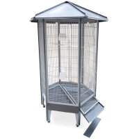 Villa Redondo | Sechseck-Voliere - Antik/Platinum