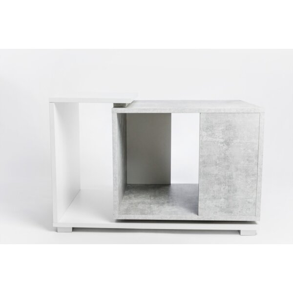 DUO Unterschrank für Terrarien 90x60x50 Weiß -...