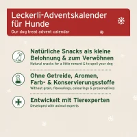 Snack-Adventskalender f&uuml;r Hunde