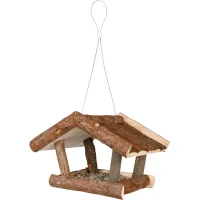 Futterhaus zum Aufhängen, Rindenholz,  natur...