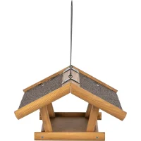 Futterhaus zum Aufhängen, Kiefernholz, braun...