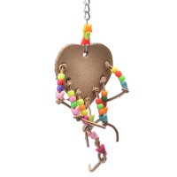Happy Leather Heart Small