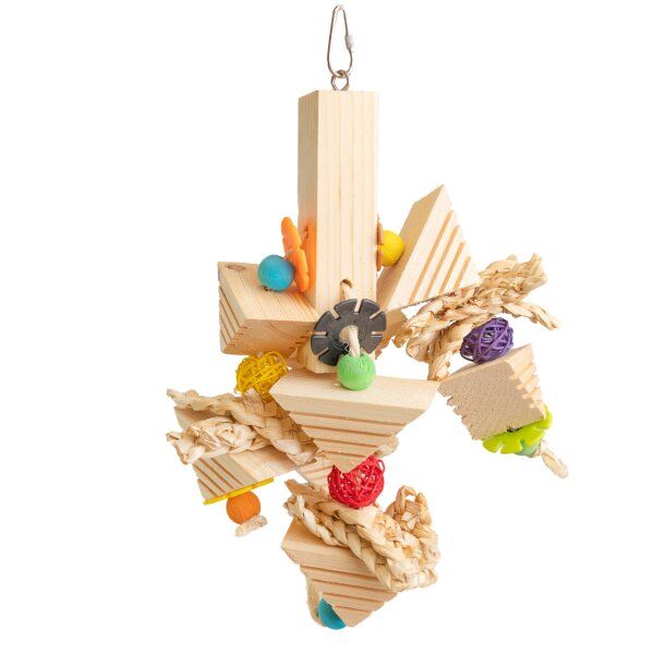 Pyramid Chomp Vogelspielzeug aus Holz