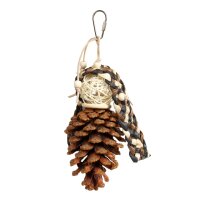 Cones Charm - natürliches Vogelspielzeug mit...