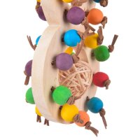 Die bunte 8 - Geschicklichkeitsspielzeug f&uuml;r Papageien