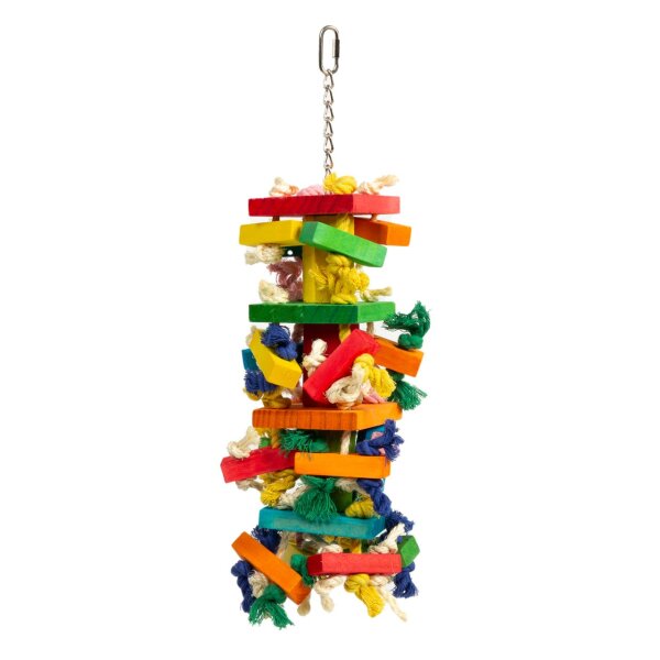 Big Blocks Adventure - XL Papageinspielzeug aus Holz