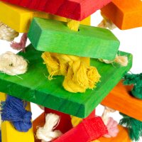 Big Blocks Adventure - XL Papageinspielzeug aus Holz