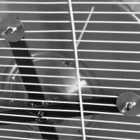 Laufrad aus Metall f&uuml;r Degus, Chinchillas uvm.