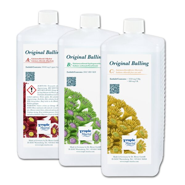 Original Balling Liquid Set 3 x 1 Liter