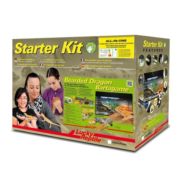 Starter Kit 80 cm "Bartagame" weiß