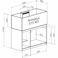 Aqua Medic Armatus 575 XD weiß