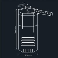 Dennerle Nano Eckfilter XXL (Aquarium 90-100l)